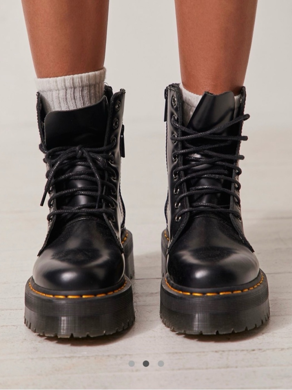 Dr. Marten JADON BOOT SMOOTH LEATHER PLATFORMS - Picture 2 of 7